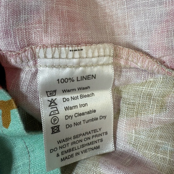 Lanhtropy Aquarela Elastic Linen Shorts - Picture 8 of 8